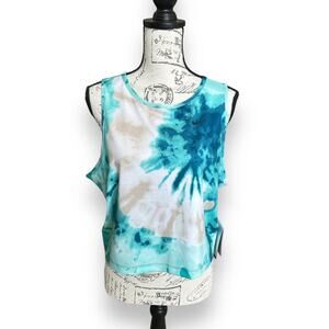New Nike Tie-Dye Dri-Fit Crop Training Tank NWT